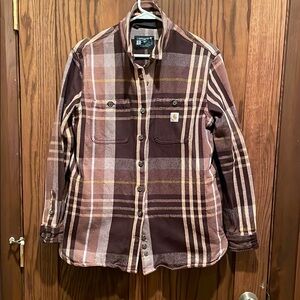 Carhartt Brown Plaid  Shaket